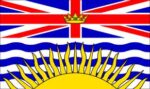 4"x6" British Columbia Desk Flag